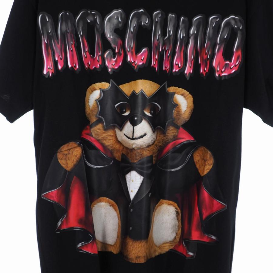 未使用品 モスキーノ MOSCHINO 20SS バッド テディベア プリント T  
