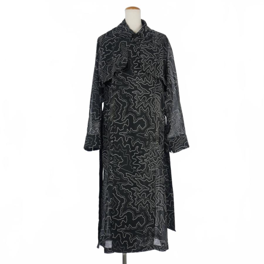 【未着用】HYKE シアートレンチ 未着用】HYKE シアートレンチ 未着用】HYKE シアートレンチ