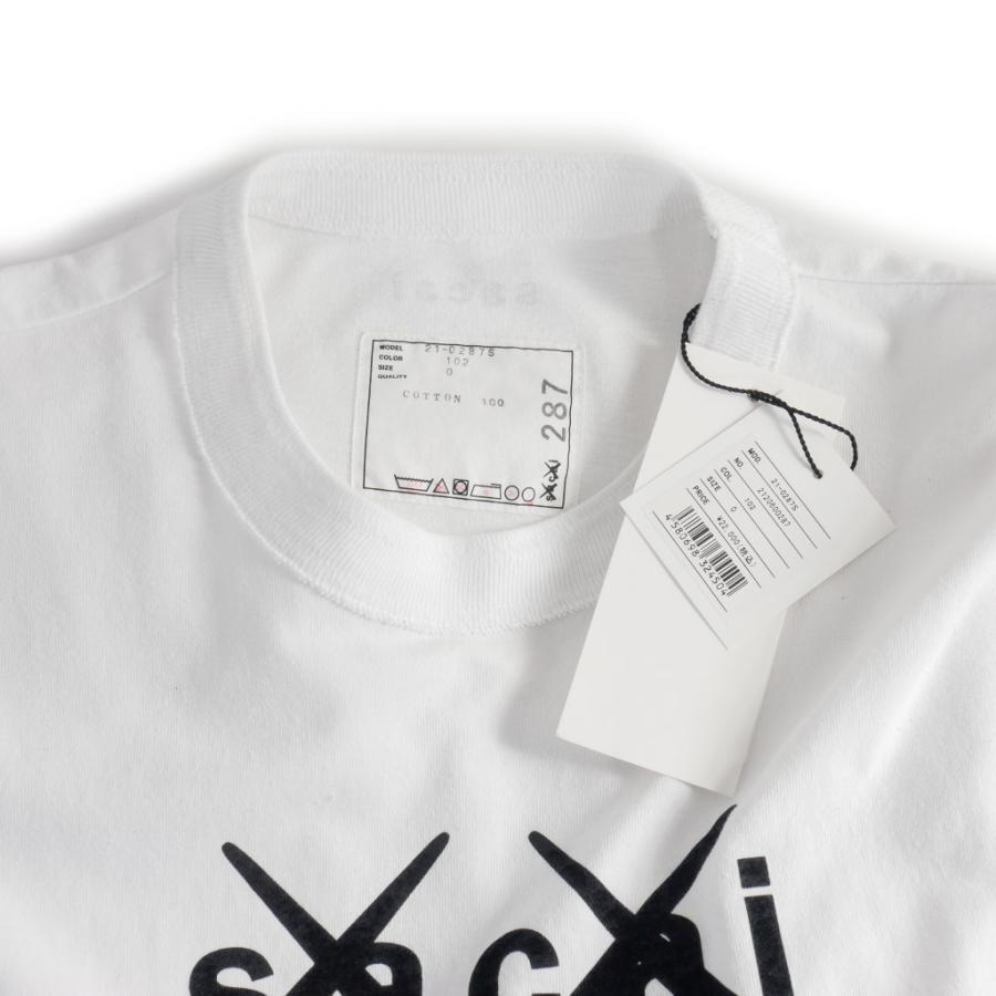 サカイ sacai × カウズ kaws レイヤード カットソー プリント Tシャツ