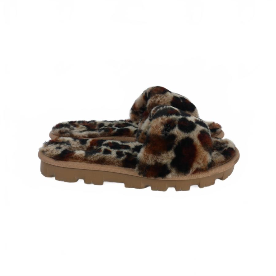 アグ UGG W COZETTE LEOPARD コゼット スライド サンダル