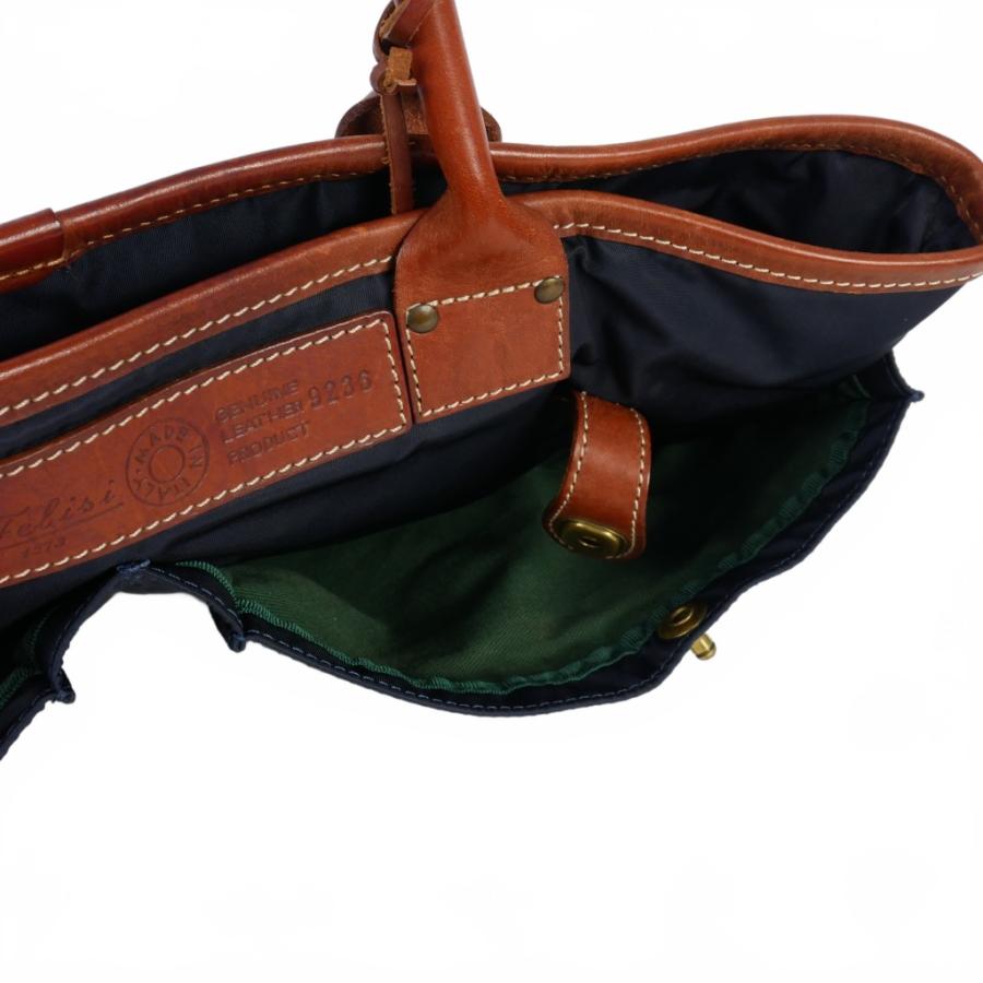 フェリージ Felisi ナイロン トートバッグ 紺 ネイビー 9236