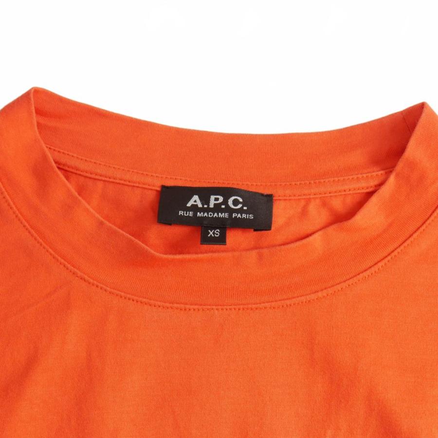 A.P.C.（アーペーセー） ロゴ Tシャツ カットソー 半袖 XS オレンジ 
