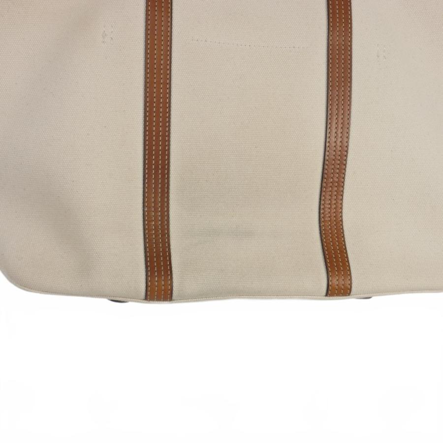 希少 RALPH LAUREN トートバッグ レザー キャンバス ゴールド刺繍 POLO RALPH LAUREN ラルフローレン レザー キャンバス トート