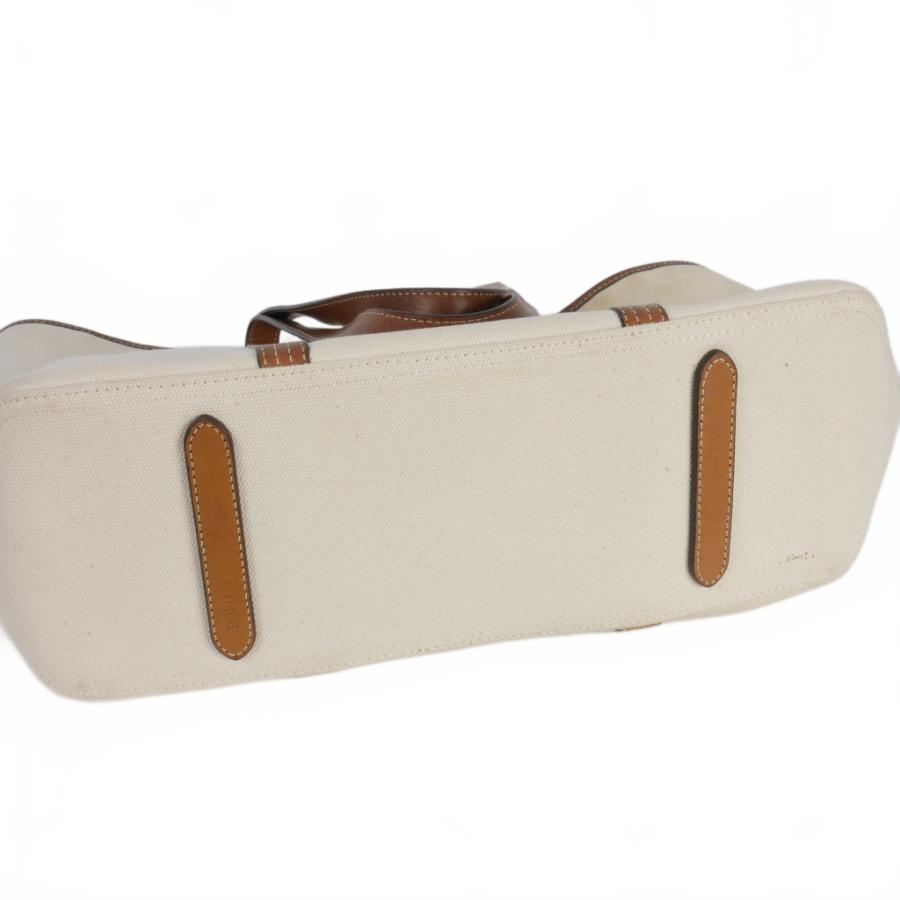 POLO RALPH LAUREN ラルフローレン レザー キャンバス トート