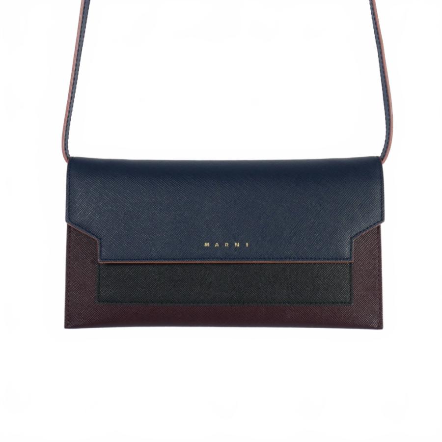 MARNI マルニ TRUNK トランク ロゴ ショルダーウォレット 長財布 MARNI マルニ TRUNK トランク ロゴ ショルダーウォレット 長財布
