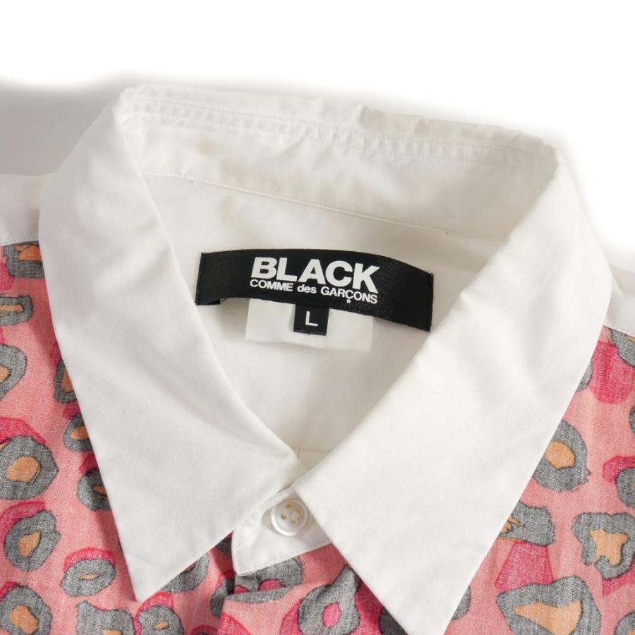 BLACK COMME des GARCONS 21SS レオパード 長袖シャツ ブラックコムデギャルソン BLACK COMME des GARCONS 21SS レオパード