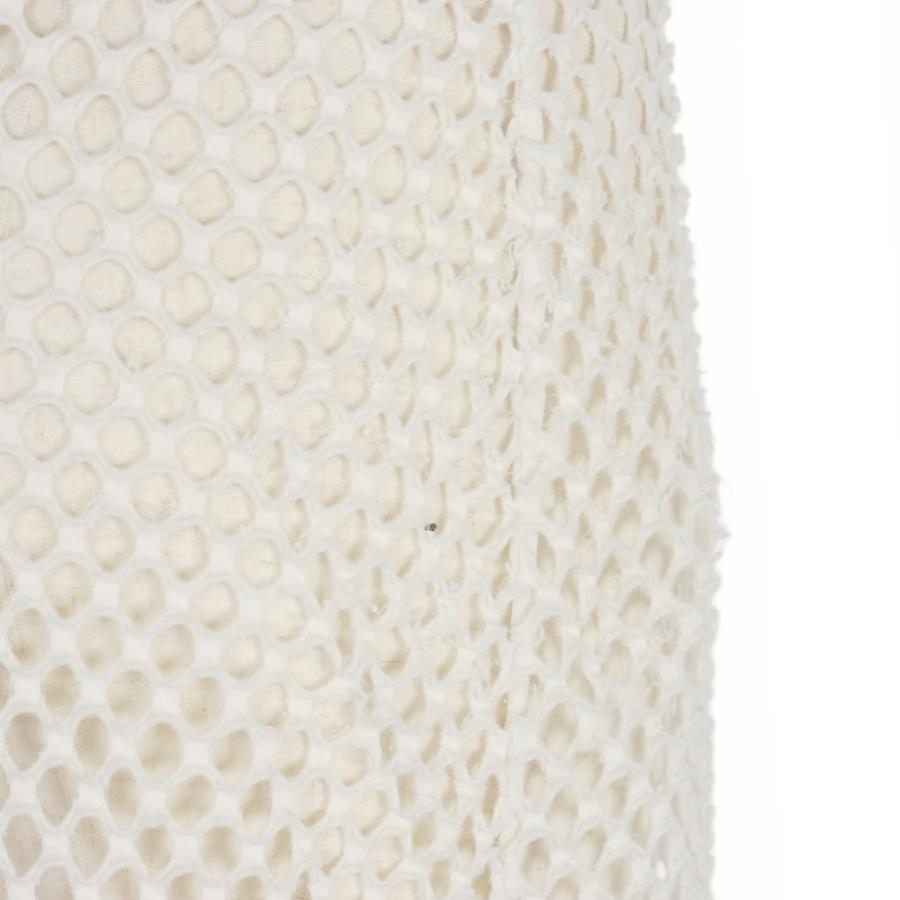 フェティコ FETICO メッシュ ジャガードワンピース ホワイト 白 FTC232