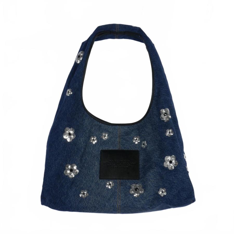 マークジェイコブス MARC JACOBS SEQUIN DAISY DENIM SACK BAG THE 