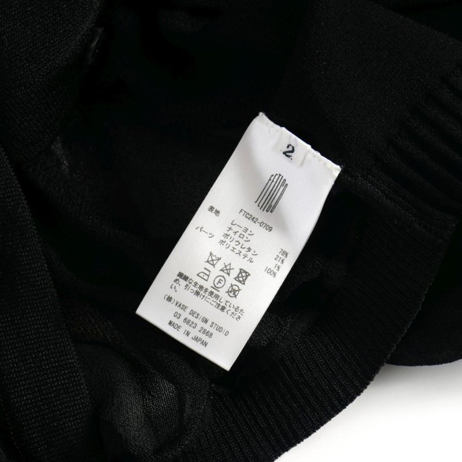 【中古】フェティコ FETICO パフスリーブ ニット トップス 半袖 PUFF SLEEVE KNIT TOP サイズ2 ブラック 黒 フェティコ FETICO パフスリーブ ニット トップス 半袖 PUFF SLEEVE