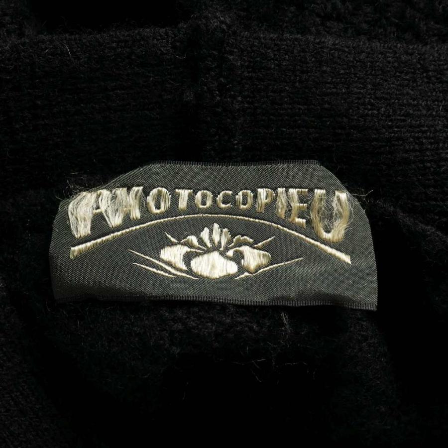 フォトコピュー PHOTOCOPIEU ジップカーディガン ニット セーター 長袖