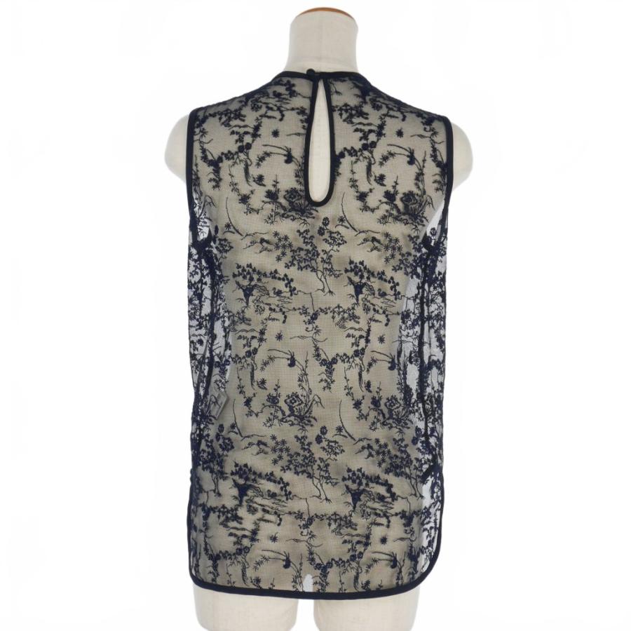 マメクロゴウチ Mame Kurogouchi 24AW Floral Lace Sleeveless Top
