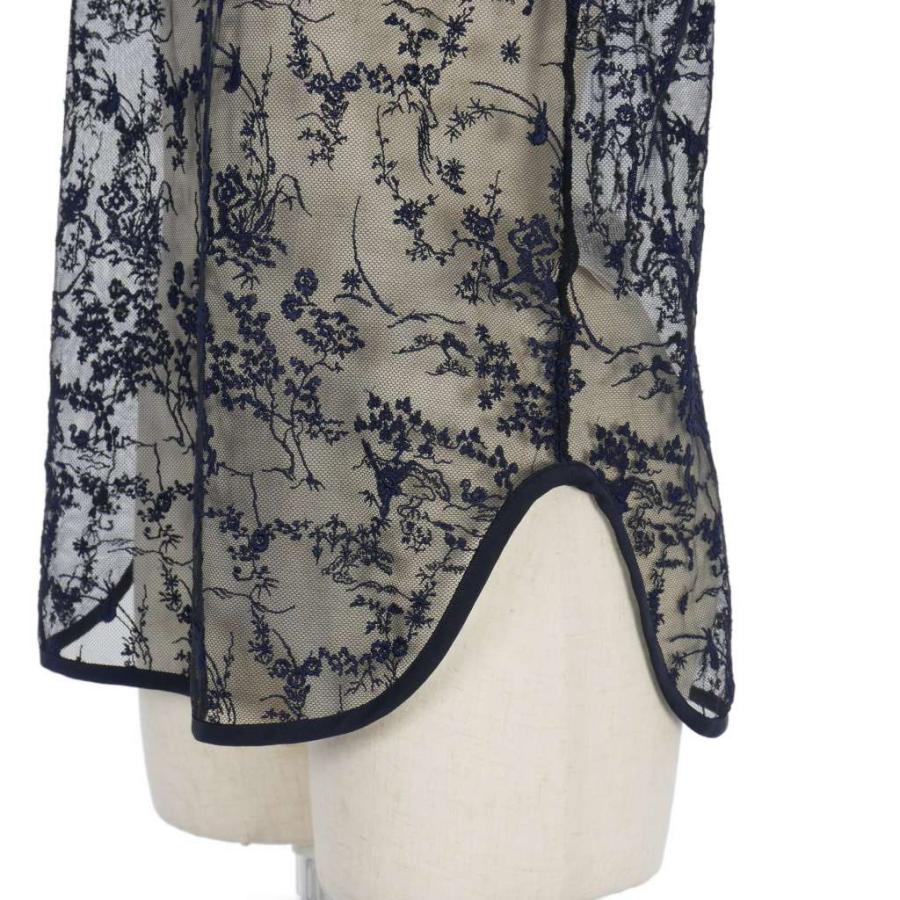 マメクロゴウチ Mame Kurogouchi 24AW Floral Lace Sleeveless Top