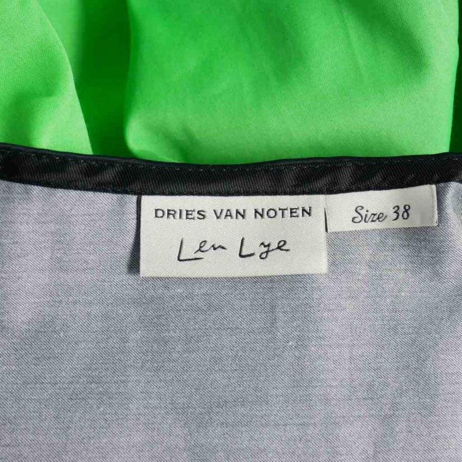 ほぼ未使用　ドリスヴァンノッテン　レンライ　コラボ　プリント　フーディ　ブラック ドリスヴァンノッテン DRIES VAN NOTEN レンライ プリントワンピース