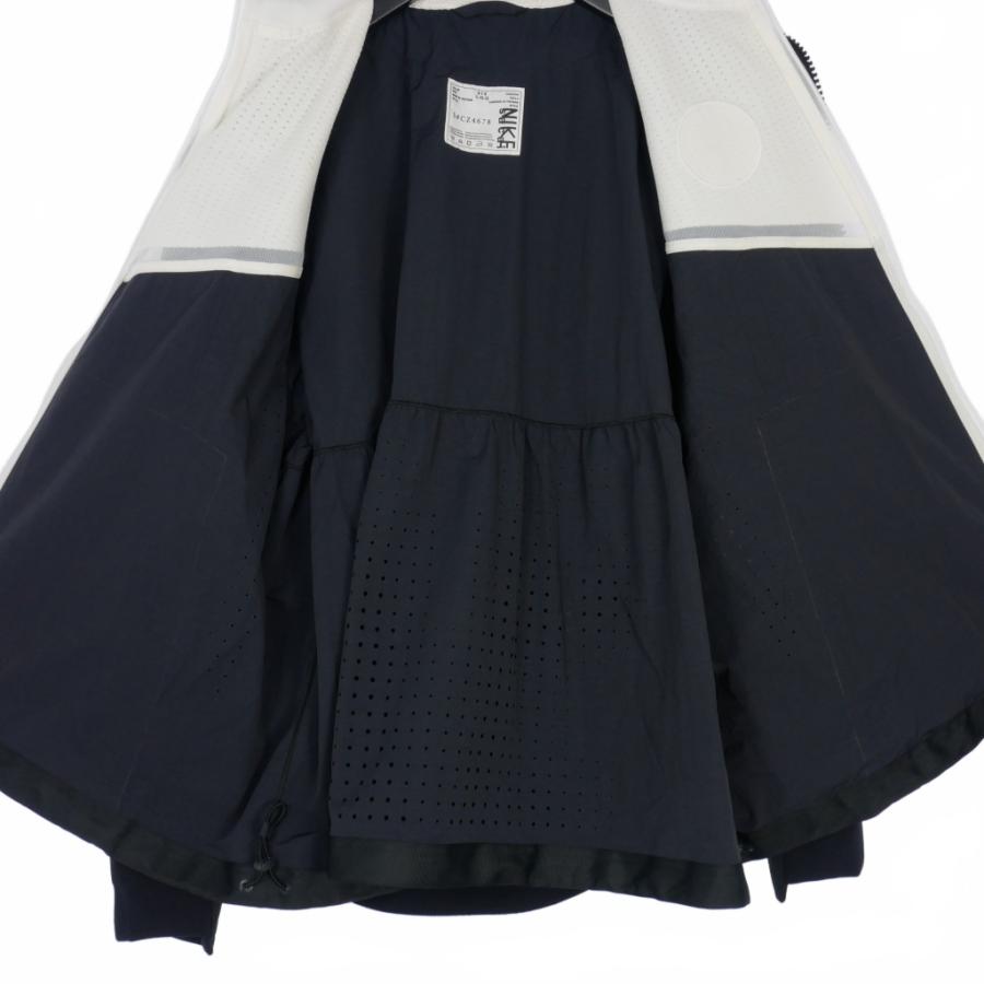 サカイ sacai × ナイキ NIKE レイヤード ボンバージャケット ブルゾン