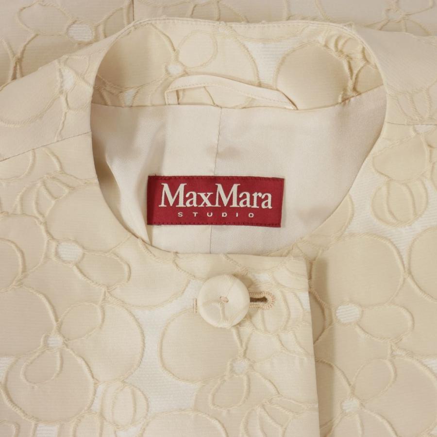 マックスマーラステュディオ Max Mara Studio フラワージャガード ノー