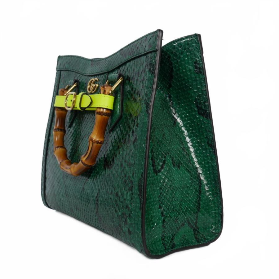 GUCCI グッチ ダイアナ パイソン スモール トートバッグ ハンドバッグ