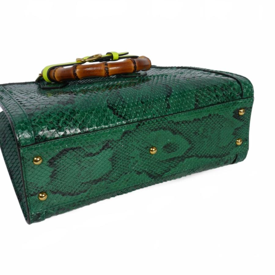 GUCCI グッチ ダイアナ パイソン スモール トートバッグ ハンドバッグ