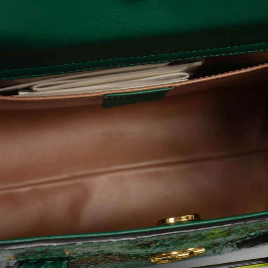 GUCCI（グッチ） ダイアナ パイソン スモール トートバッグ