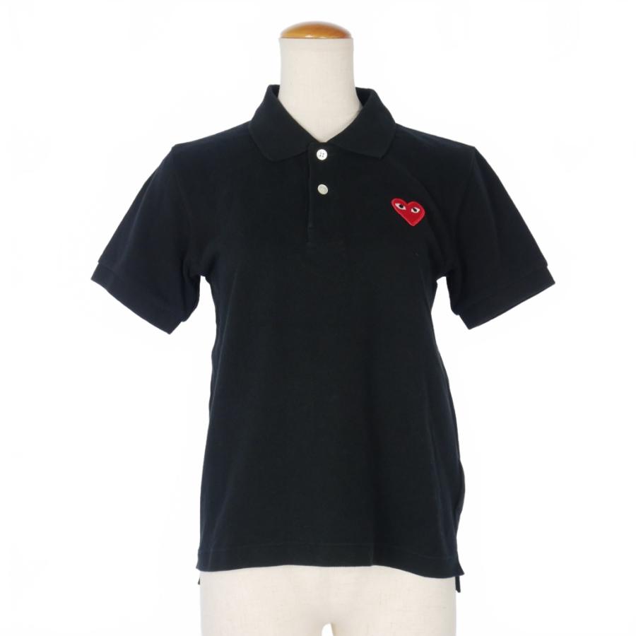 美品！ PLAY COMME des GARCONS ポロシャツ　ハートワッペン プレイコムデギャルソン PLAY COMME des GARCONS ハートワッペン