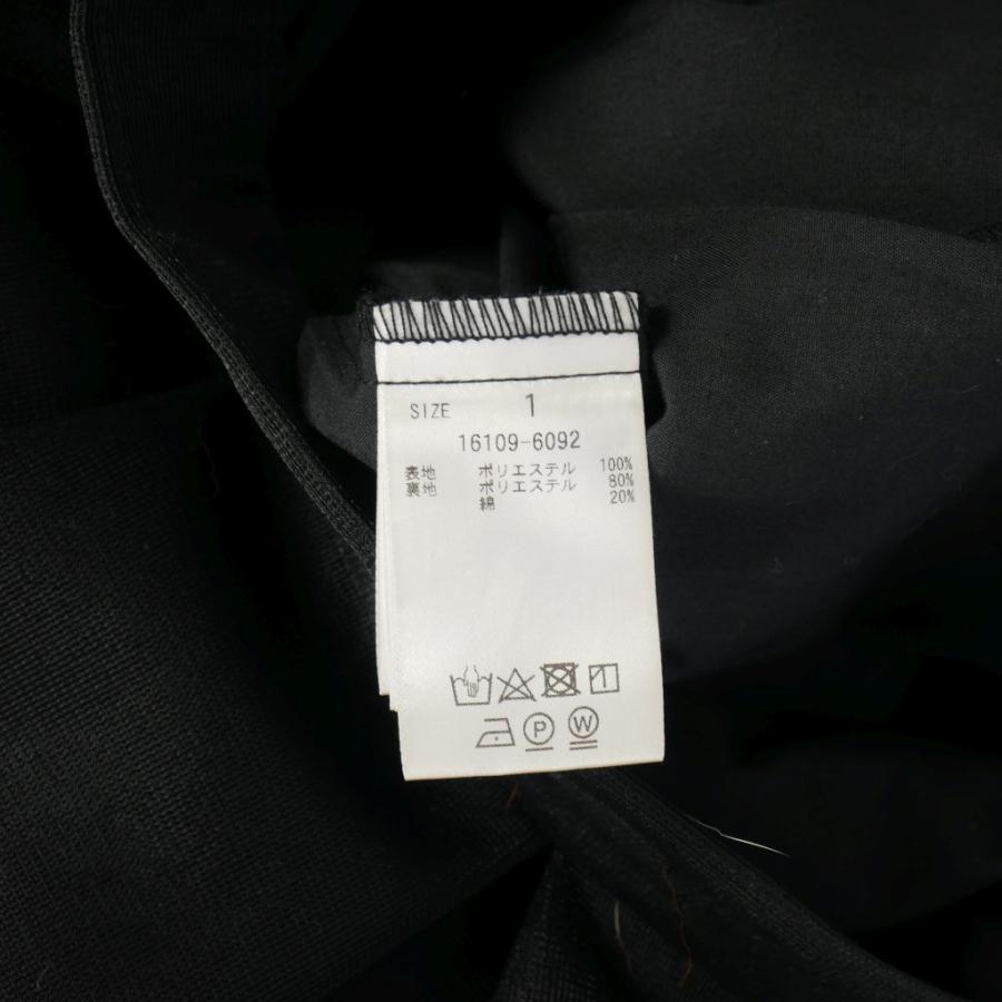 【中古】クラネ CLANE ボリュームフレアスカート ロング サイズ1 ブラック 黒 16109-6092 レディース クラネ CLANE ボリュームフレアスカート ロング サイズ1 ブラック 黒