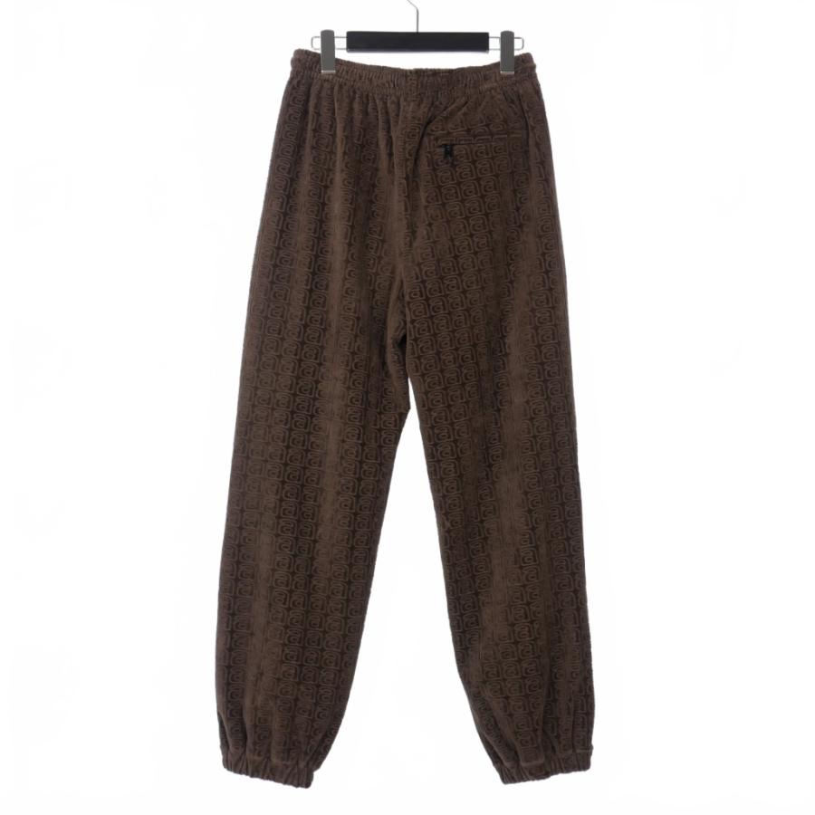 アレキサンダーワン ALEXANDER WANG ベロア ロゴ トラックパンツ XS 茶 