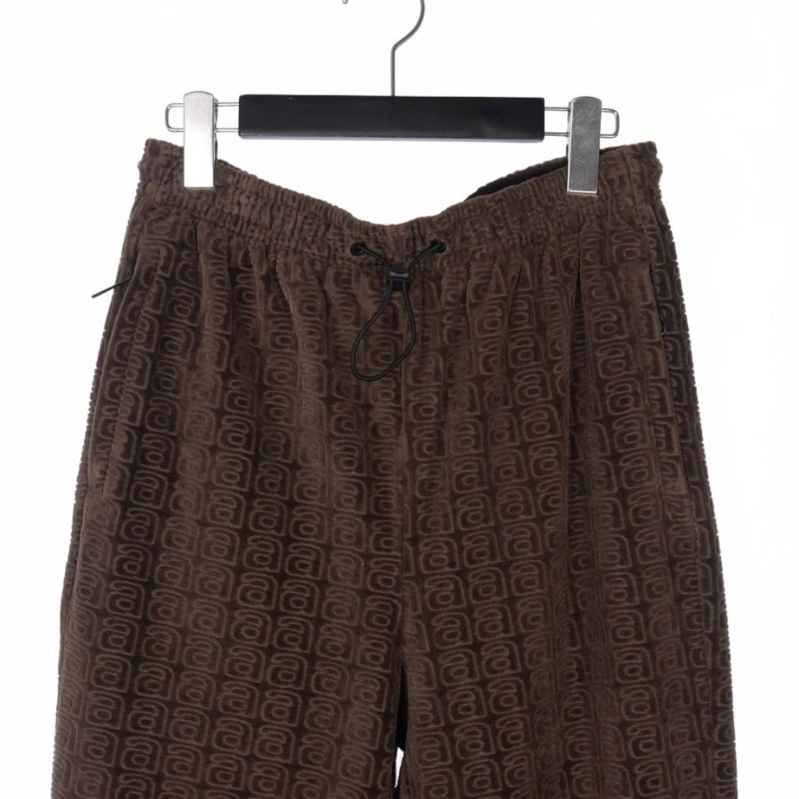 アレキサンダーワン ALEXANDER WANG ベロア ロゴ トラックパンツ XS 茶