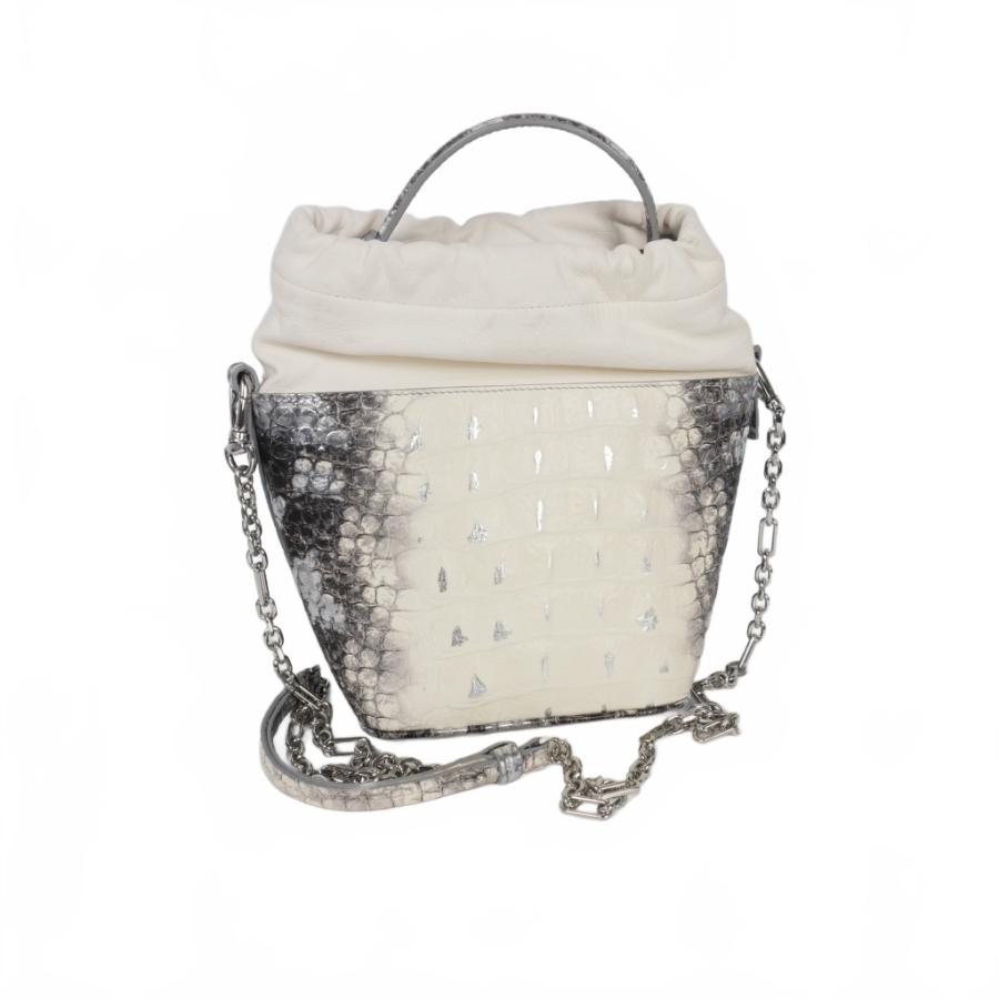 メゾンマルジェラ Maison Margiela 5AC バケットバッグ クロコ型押し