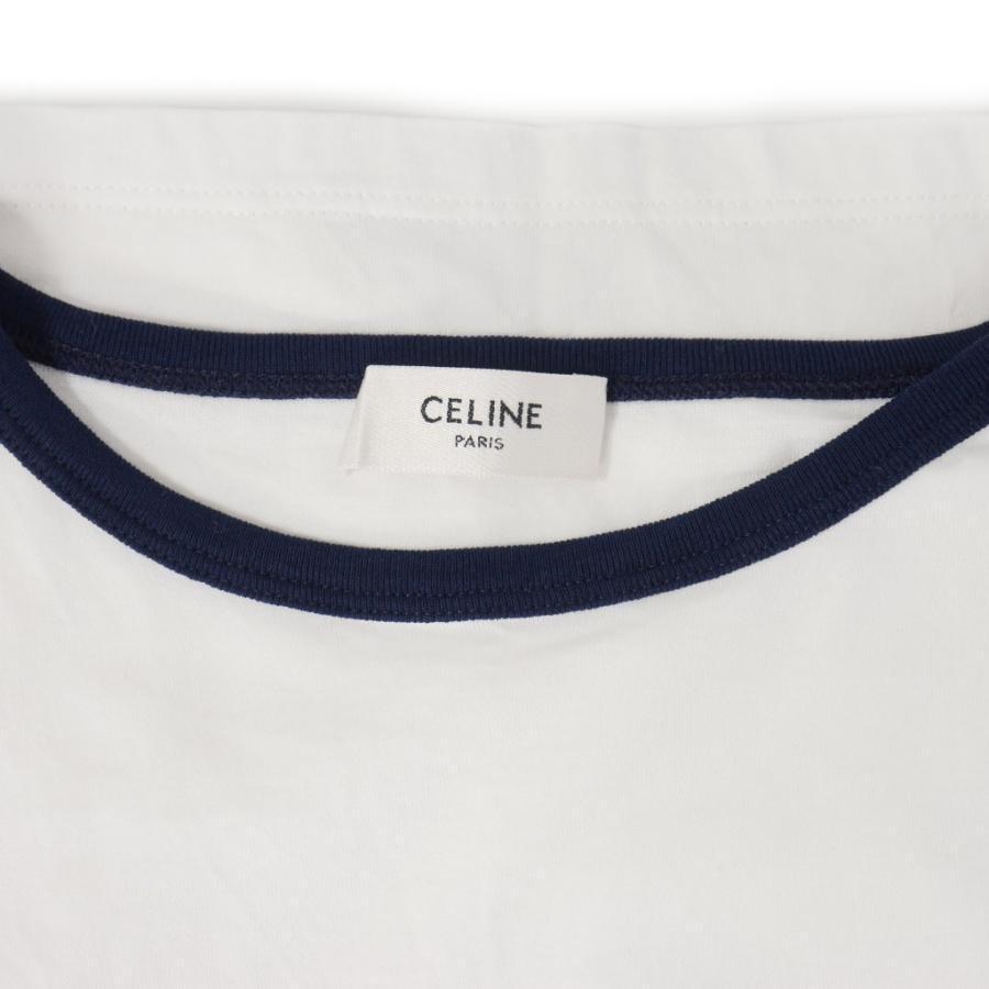 CELINE（セリーヌ） トリオンフ ロゴ プリント Tシャツ 半袖