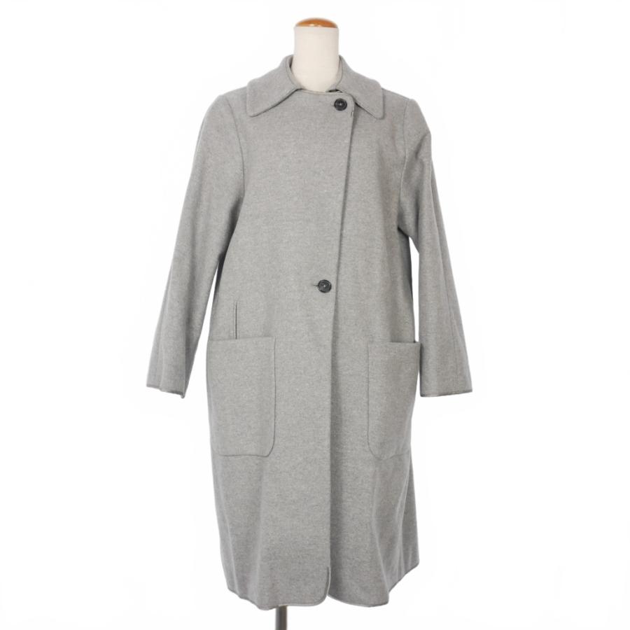 メゾンマルジェラ Maison Margiela 2WAY ノーカラー ウールコート