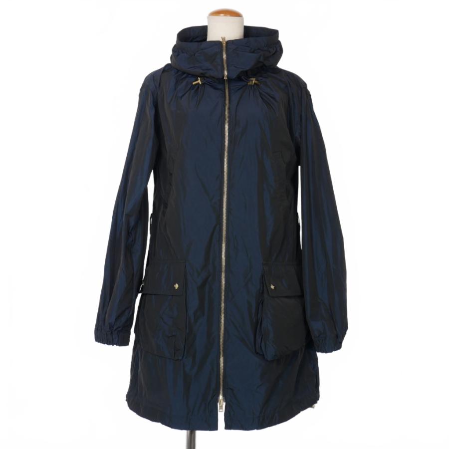 【中古】ヘルノ HERNO ナイロンコート ジャケット タートル ハイネック 紺 ネイビー 国内正規 レディース ヘルノ HERNO ナイロンコート ジャケット タートル ハイネック 紺