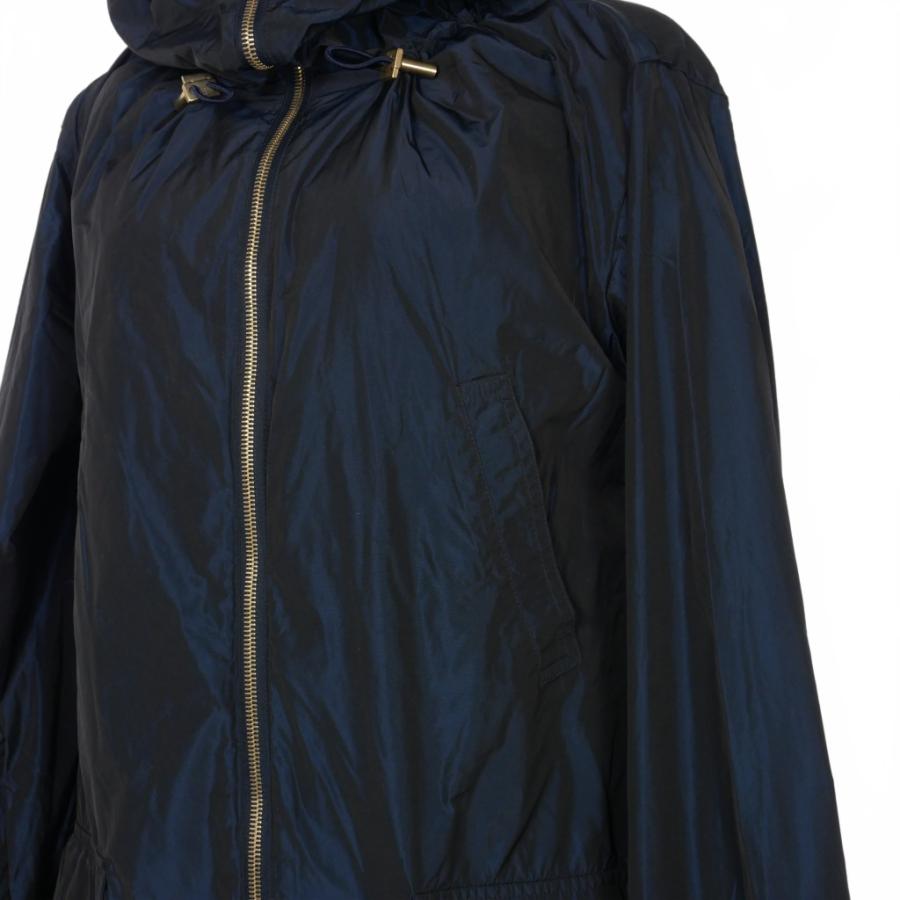 【中古】ヘルノ HERNO ナイロンコート ジャケット タートル ハイネック 紺 ネイビー 国内正規 レディース ヘルノ HERNO ナイロンコート ジャケット タートル ハイネック 紺