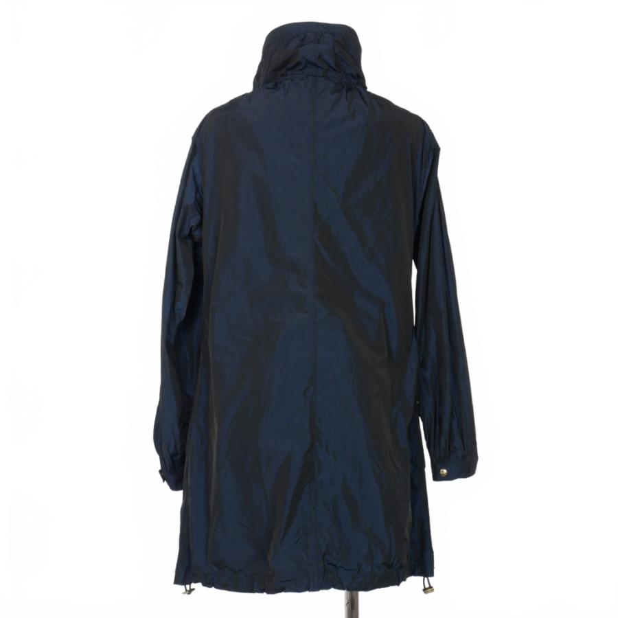 ヘルノ HERNO ナイロンコート ジャケット タートル ハイネック 紺