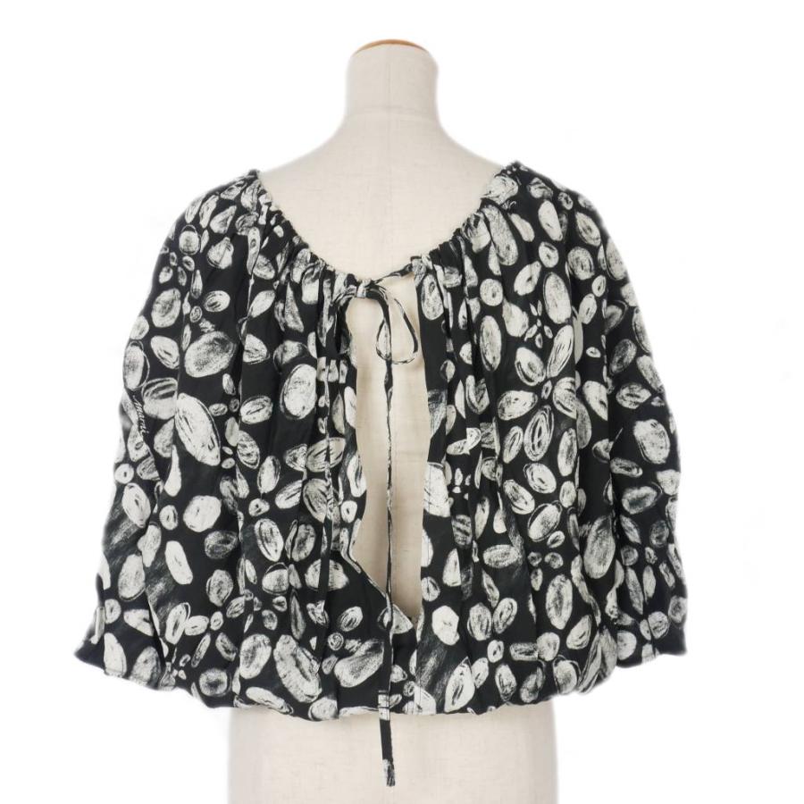MARNI（マルニ） MARNI 24AW フラワープリント ギャザーネック 