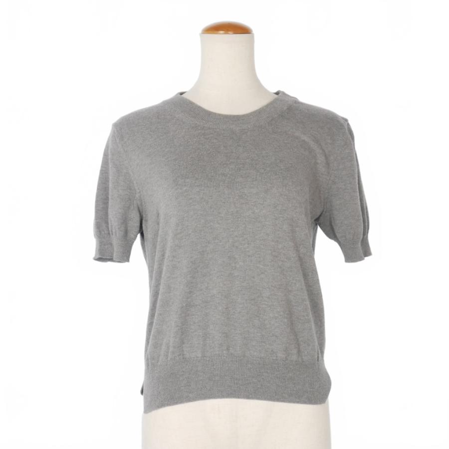 【中古】メゾンマルジェラ Maison Margiela 19SS 半袖ニット カットソー トップス S グレー S51HA0908 レディース メゾンマルジェラ Maison Margiela 19SS 半袖ニット カットソー