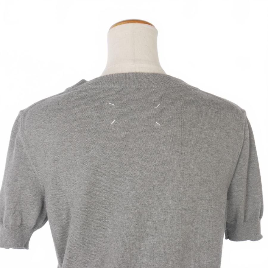 【中古】メゾンマルジェラ Maison Margiela 19SS 半袖ニット カットソー トップス S グレー S51HA0908 レディース メゾンマルジェラ Maison Margiela 19SS 半袖ニット カットソー