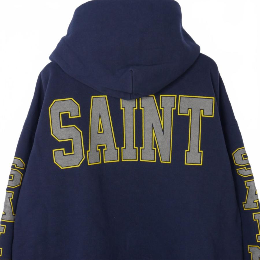 【中古】未使用品 セントマイケル SAINTMICHAEL 25AW HOODIE LOVE AMONG プルオーバーパーカー フーディ XL 黒 未使用品 セントマイケル SAINTMICHAEL 25AW SAINT HOODIE プル