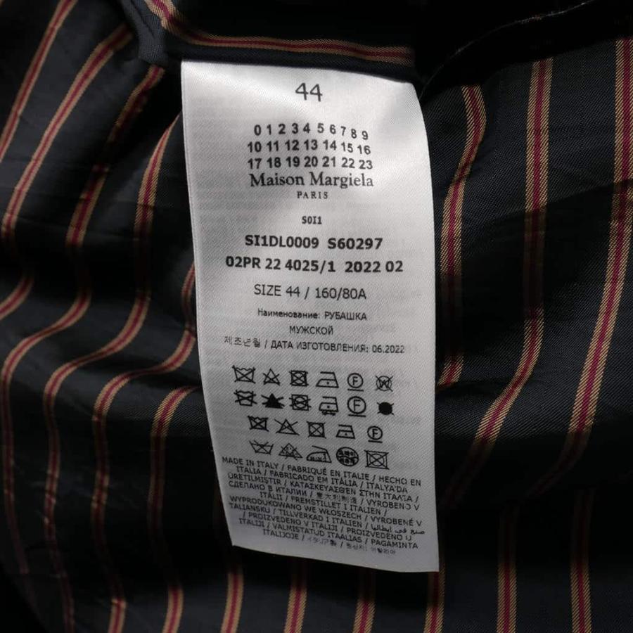 メゾンマルジェラ Maison Margiela 23AW 中綿シャツ ストライプ サイズ