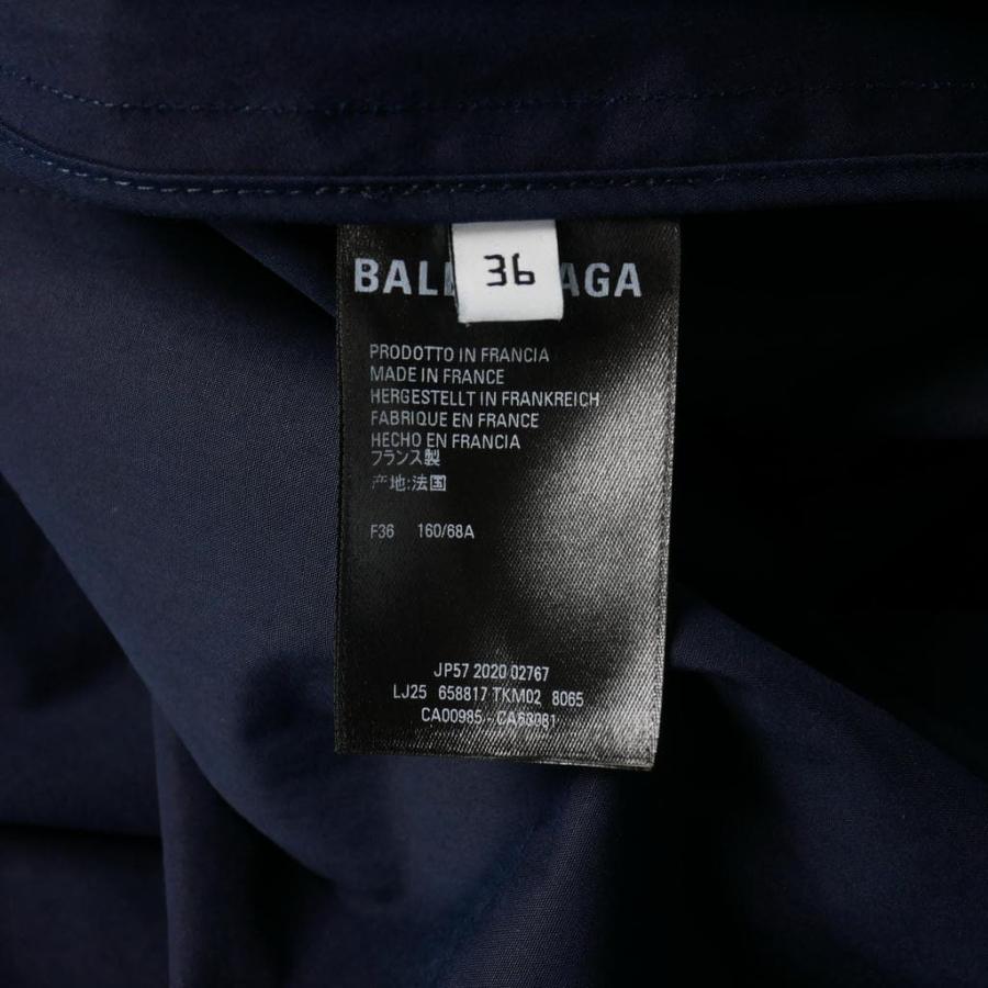 BALENCIAGA ネイビーオーバーサイズシャツ Balenciaga オーバーサイズ シャツ | ブラック | FARFETCH JP