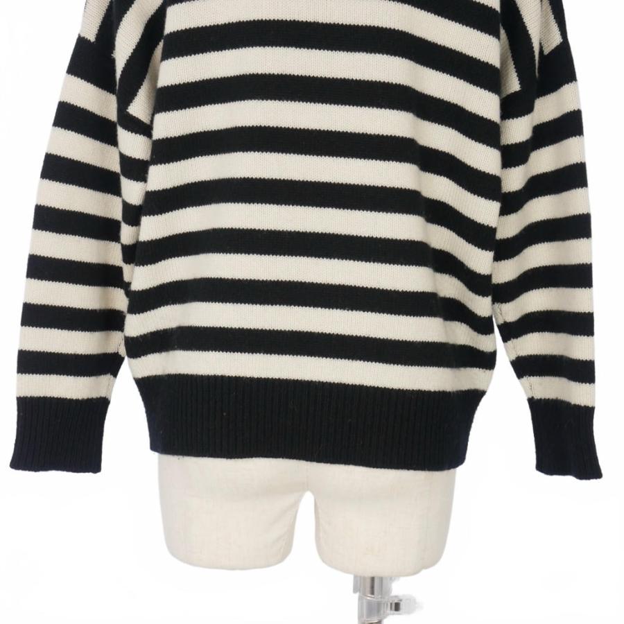 SAINT LAURENT PARIS カシミア100%ニット サンローラン パリ SAINT LAURENT PARIS ボーダーカシミヤニット