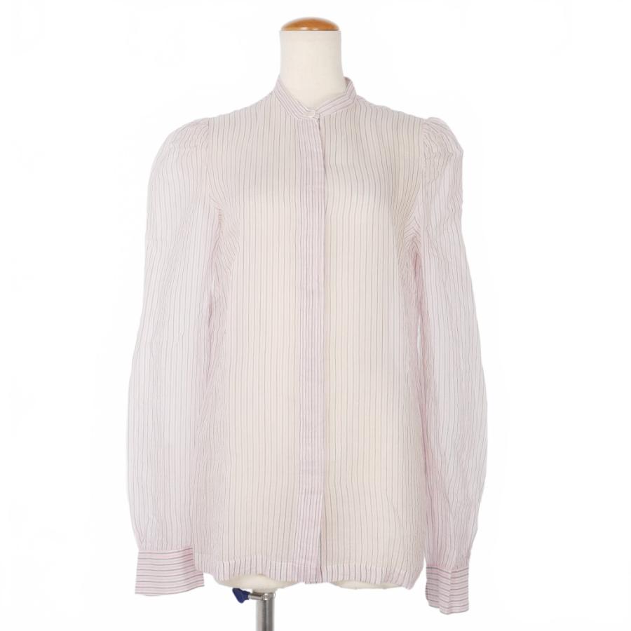 dries van noten ストライプ　シャツ　ブラウス Dries Van Noten カシアストライプシャツ (トップス,ボタンダウン