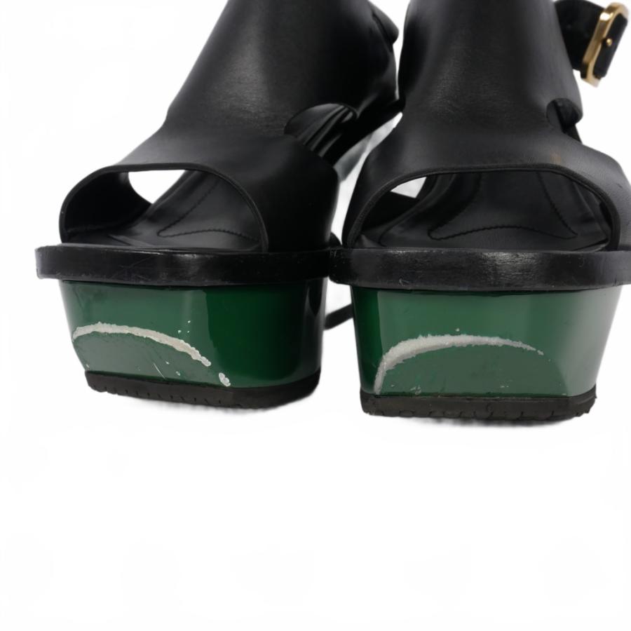 MARNI（マルニ） クロスストラップ レザー サンダル 厚底 