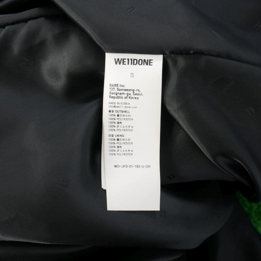 ウェルダン WE11DONE ハイネックボアコート ロング丈 緑 S グリーン WD  