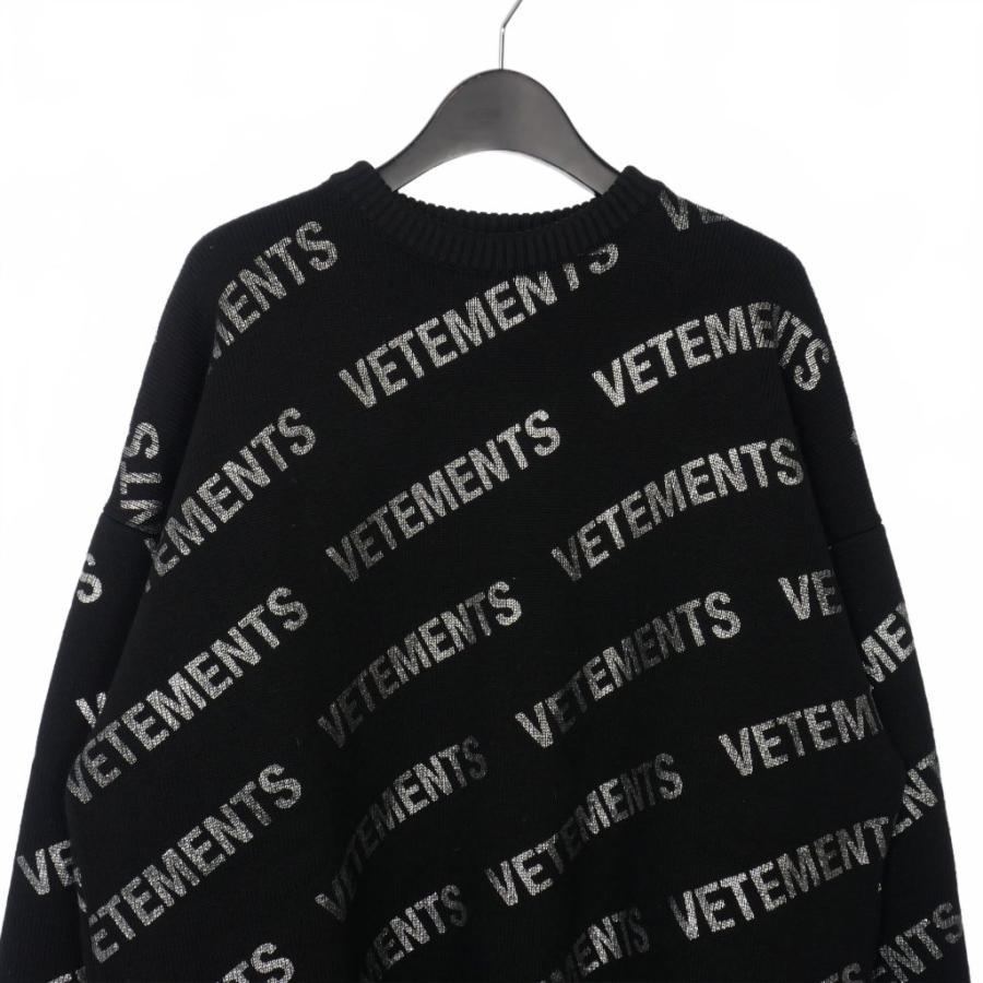 ヴェトモン ベトモン VETEMENTS グリッター モノグラム ロゴ