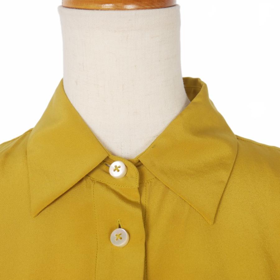 メゾンマルジェラ Maison Margiela シルク シャツ ワンピース プル