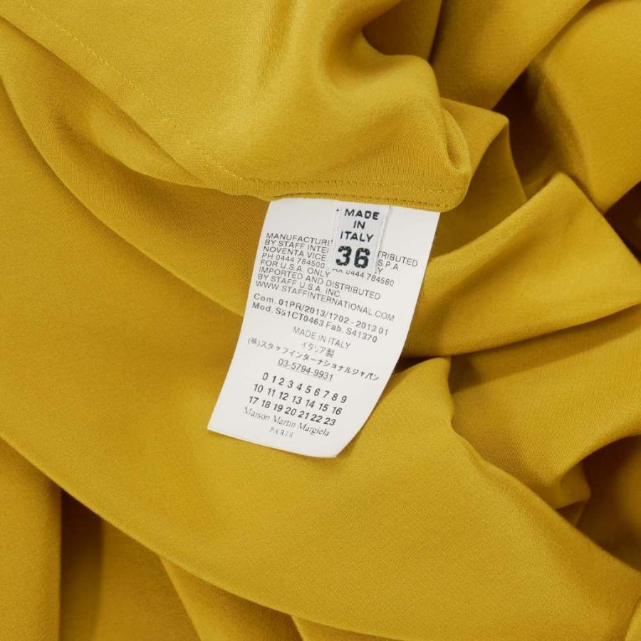 メゾンマルジェラ Maison Margiela シルク シャツ ワンピース プル