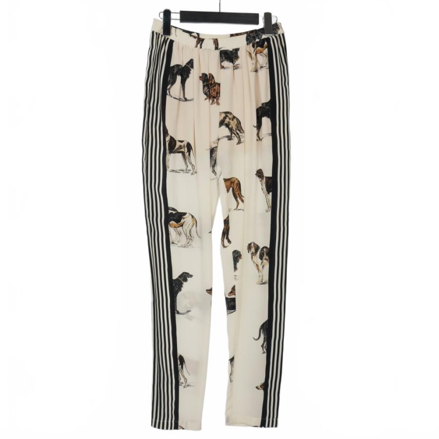 ステラマッカートニー STELLA McCARTNEY 犬モチーフ プリント シルク