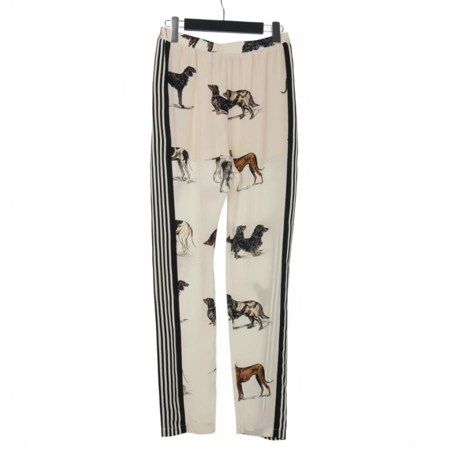 ステラマッカートニー STELLA McCARTNEY 犬モチーフ プリント シルク