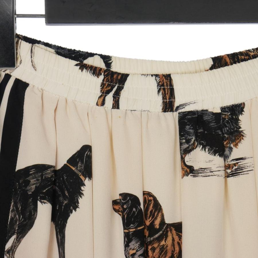 ステラマッカートニー STELLA McCARTNEY 犬モチーフ プリント シルク