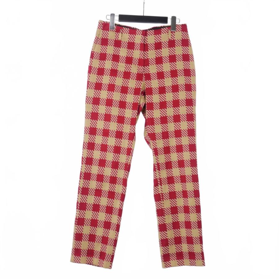 ドリスヴァンノッテン DRIES VAN NOTEN チェック ストレートパンツ 36  