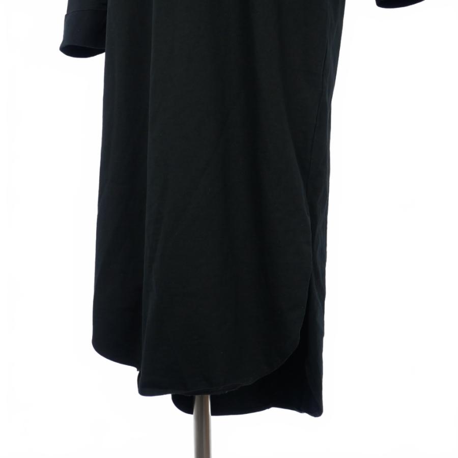 エイトン ATON ラウンドヘム マキシ丈 カットソー ワンピース 長袖 02